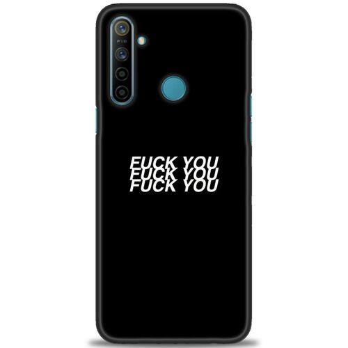 Realme 5i Kılıf HD Baskılı Kılıf - You You You + Tam Ekran Koruyucu