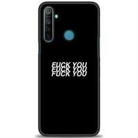 Realme 5i Kılıf HD Baskılı Kılıf - You You You + Tam Ekran Koruyucu