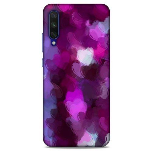 Xiaomi Mi A3 Uyumlu Kılıf Mor Delisi (42) Rugged Armor Kılıf Kalp
