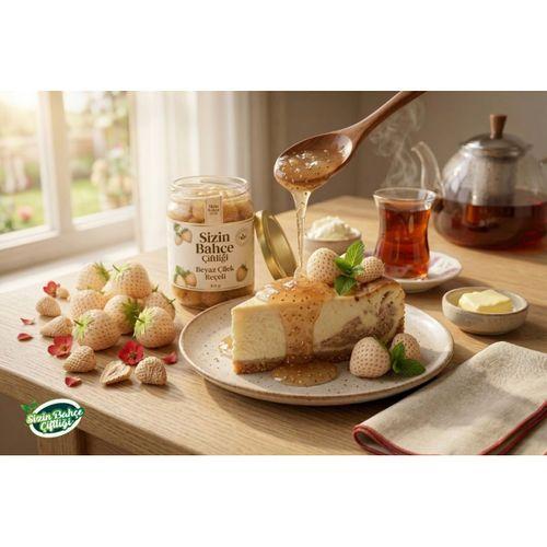 Beyaz Çilek (Pineberry) Reçeli 360 gr.