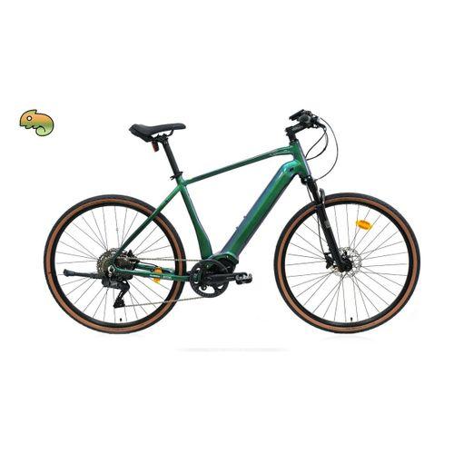 Carraro E-Sportive X Pro 10-V Di2 Automatic 28 Jant Elektrikli Şehir Bisikleti Yeşil Turkuaz Mor-Turuncu-Gümüş 48 cm