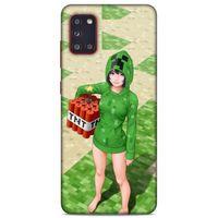 Lopard Samsung Galaxy A31 Uyumlu Kılıf PiXel (33) Hybrid Kılıf TNT Girl