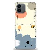 Xiaomi Redmi A1 Kılıf HD Baskılı Kılıf - Papatya + Tam Ekran Koruyucu