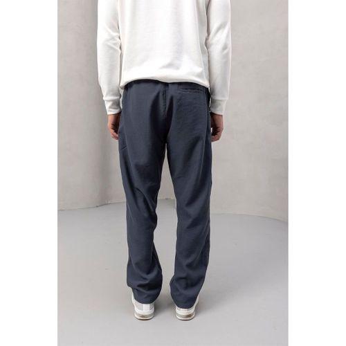 Wilder Yumuşak Modal Kumaş Rahat Kalıp Pileli Erkek Pantolon - Füme