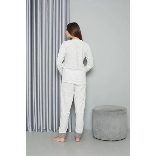 Polar Kadın Pijama Takımı Ekru
