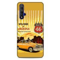 Retro (14) Desen Lansman Kılıf Renkli Huawei P Smart S Y8P Kılıf