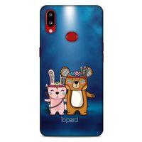 Samsung Galaxy A10s Kılıf FunnyMaX (2) Kabı Lacivert Beyaz