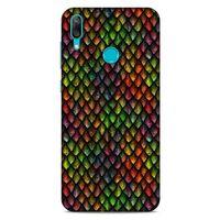 Huawei Y7 Prime 2019 Kılıf Dragons (6) Silikon Kılıf Ejderha Skin Çok Renkli