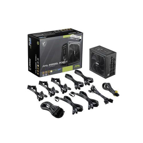 MSI MAG A1000GL PCIE5 II 1000W 80+ GOLD SİYAH FULL MODULER GÜÇ KAYNAĞI