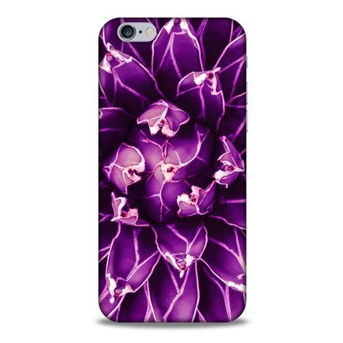 Lopard Apple Iphone 6S Uyumlu Kılıf Bahar (12) Koruyucu Silikon Mor