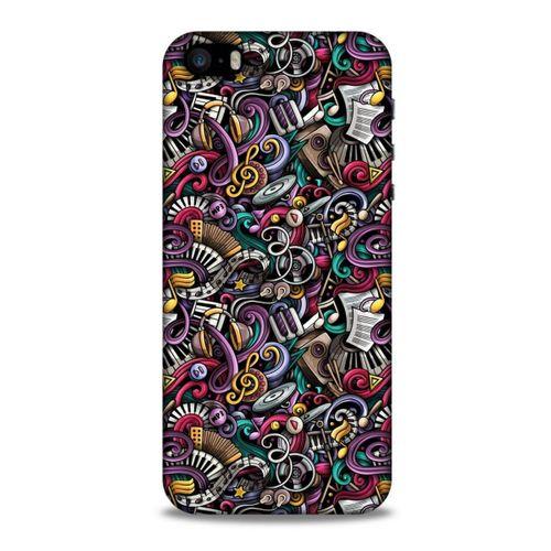 Graffitix (4) Desenli Silikon Kapak Apple iPhone SE Kılıf
