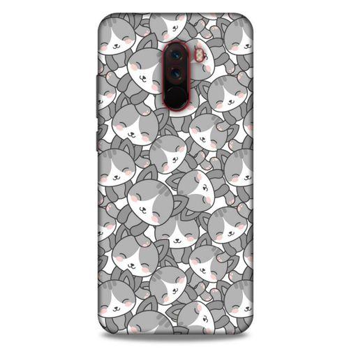 Lopard Xiaomi Pocophone F1 Uyumlu Kılıf Kediler (21) Koruyucu Kapak 1001 Kedi