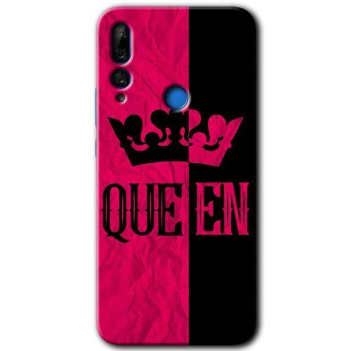 Huawei Y9 Prime 2019 Kılıf HD Desen Baskılı Arka Kapak - Queen + Kırılmaz Cam