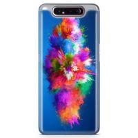Samsung Galaxy A80 Kılıf Toz Bombası Arka Kapak Koruma Desenli Full Koruyucu