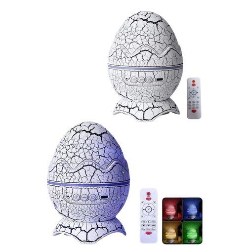 Bluetooth Hoparlör Dinozor Yumurtası Gece Masa Lambası Projektör