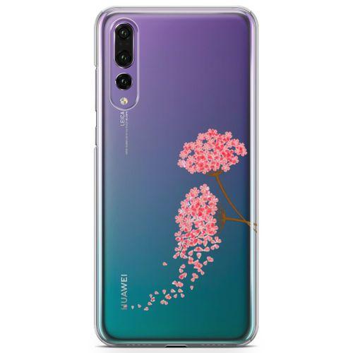 Huawei P20 Pro Kılıf Hüzünlü Ortanca Arka Kapak Koruma Desenli Full Koruyucu
