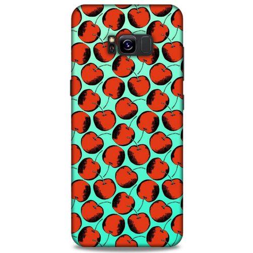 Frutix Kiraz 01 Samsung Galaxy S8 Plus Kılıf Desenli Silikon