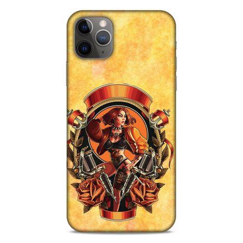 Lopard Apple Iphone 11 Pro Max Uyumlu Kılıf Tattoo's (15) Antişok Kılıf Kadın Dövmeleri