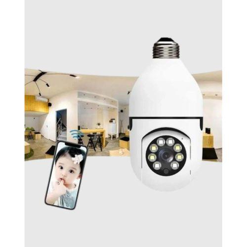 360° Akıllı Güvenlik Kamerası – Duya Takılabilir, Wi-fi Bağlantılı, Hareket Sensörlü