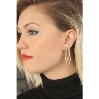 Dore Renk Sallantı Çelik Kadın Çelik Küpe