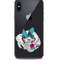 Zoologix (97) Apple Iphone X Şeffaf Kılıf Silikon Desenli