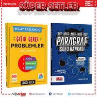 Şenol Hoca Çıtır Çerez Problemler ve Ankara Kitap Merkezi Paragraf Soru Bankası 2 Kitap Set