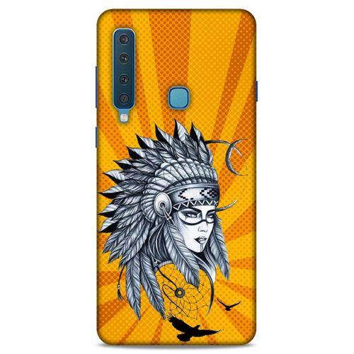 Lopard Samsung Galaxy A9 2018 Uyumlu Kılıf Tattoo's (45) Liquid Air Kılıf Kızılderili Dövmesi