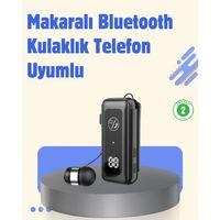 Bluetooth 5.2 Kablolu Makaralı Kulaklık | Dijital Ekran Ve Titreşimli Bildirim