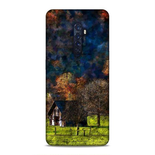 Oppo Reno 2 Kılıf Sonbahar Evi Arka Kapak Silikon Koruma Full Koruyucu