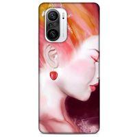 Xiaomi Redmi K40 Uyumlu Kılıf Pembe Delisi (26) Tpu Silikon Kılıf Kiraz