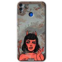 Honor 8x Kılıf HD Desen Baskılı Arka Kapak - Devil Girl