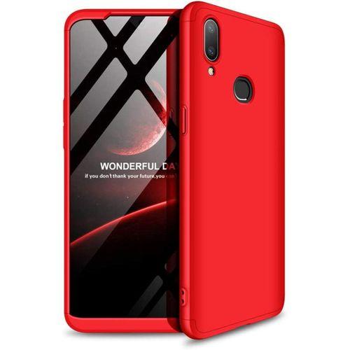 Samsung Galaxy A10S Uyumlu Kılıf Koruyucu Sert Double Dip Protective Siyah-Mavi