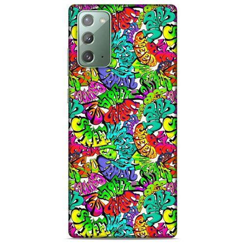 Graffitix (21) Desenli Silikon Kapak Samsung Galaxy Note 20 Kılıf
