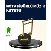 Melodious Music Altın Nota Figürlü Müzik Kutusu