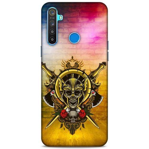 Lopard Oppo Realme 5i Uyumlu Kılıf Tattoo's (38) Neo Hybrid Kılıf Kılıç Dövmesi