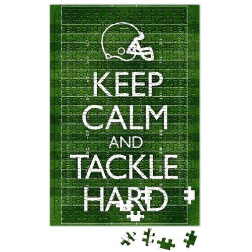 Keep Calm and Tackle Hard Football Puzzle 240 Parça Yapboz