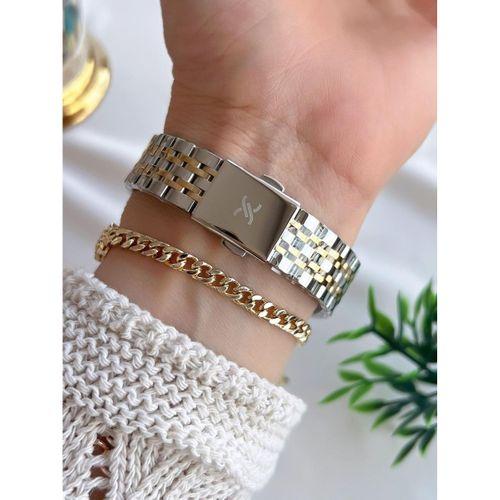 Daniel Klein Çelik Kordon 30 Metre Suya Dayanıklı Özel Tasarım Kadın Kol Saat+Bileklik VS.BLKT.0723