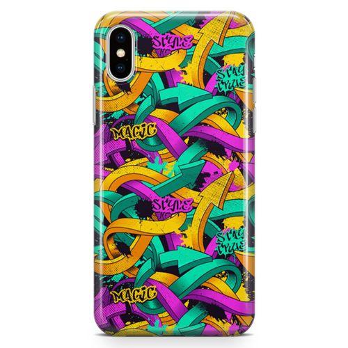 Apple iPhone X Kılıf Stay True Arka Kapak Koruma Desenli Full Koruyucu
