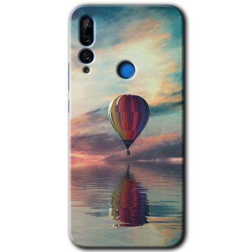 MRCİLETİSİM Huawei P Smart Z Kılıf HD Desen Baskılı Arka Kapak + Temperli Cam - Zeplin