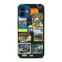 Lopard Apple iPhone 12 Mini Uyumlu Kılıf Şehirli ※ (22) Edirne Tam Koruma Kılıfı