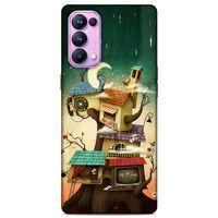 Lopard Oppo Reno 5 Pro 5G Uyumlu Kılıf Manipülasyon ☻ (43) Thin Fit Kılıf Baskılı