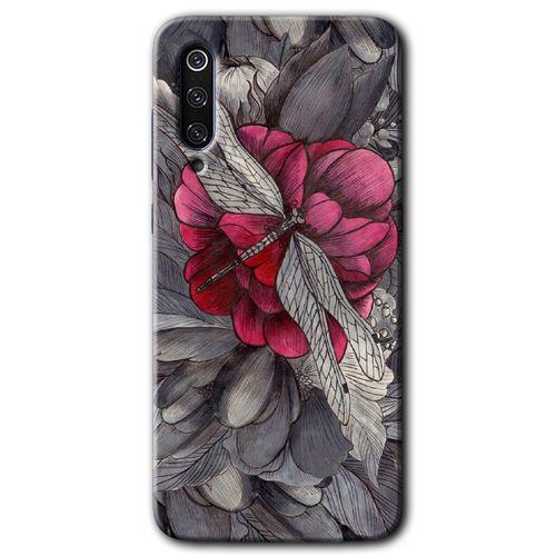 Potkal Hediye Fabrikası Xiaomi Mi 9 Kılıf HD Desen Baskılı Arka Kapak - kelebek Ömrü