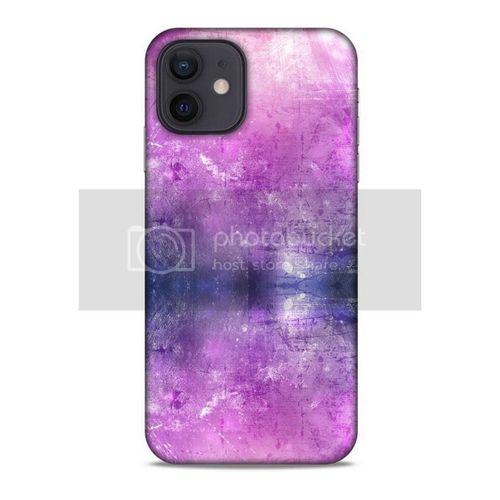 Paslı Renkler Pembe Apple iPhone 12 Kılıf