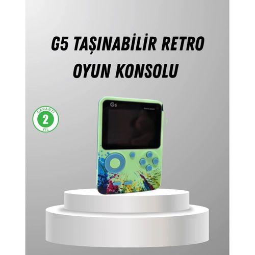 500 Oyunlu G5 Retro Mini Oyun Konsolu 3 İnç Ekran Ve Av Tv Desteği
