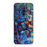 Xiaomi Redmi 9 Kılıf Modern Mavi Arka Kapak Silikon Koruma Full Koruyucu