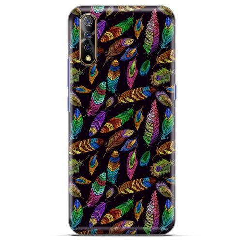 Casper Via F3 Kılıf Desenli Özel Seri Tüyler (15) Antişok Kılıf