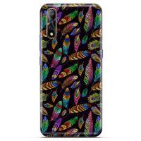 Casper Via F3 Kılıf Desenli Özel Seri Tüyler (15) Antişok Kılıf