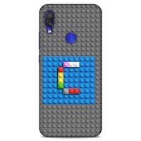 Lopard Xiaomi Redmi Note 7 Uyumlu Kılıf BloX (13) Silikon Kap C Harfi