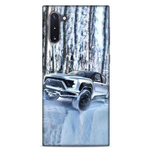 Lopard Samsung Galaxy Note 10 Uyumlu Kılıf PickUpX (46) Core Armor Kılıf Gümüş