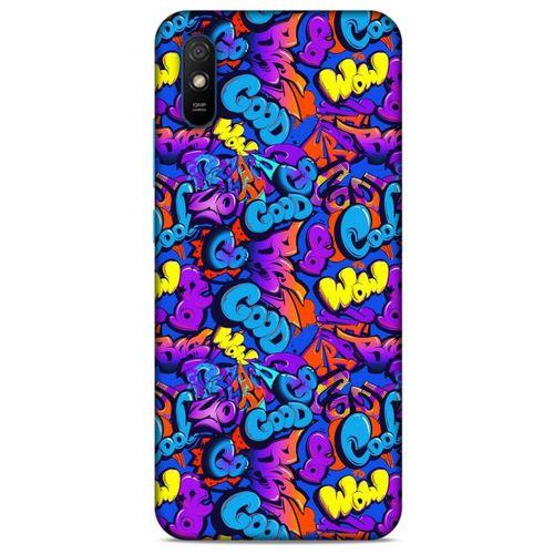 Graffitix (20) Desenli Silikon Kapak Xiaomi Redmi 9A Kılıf